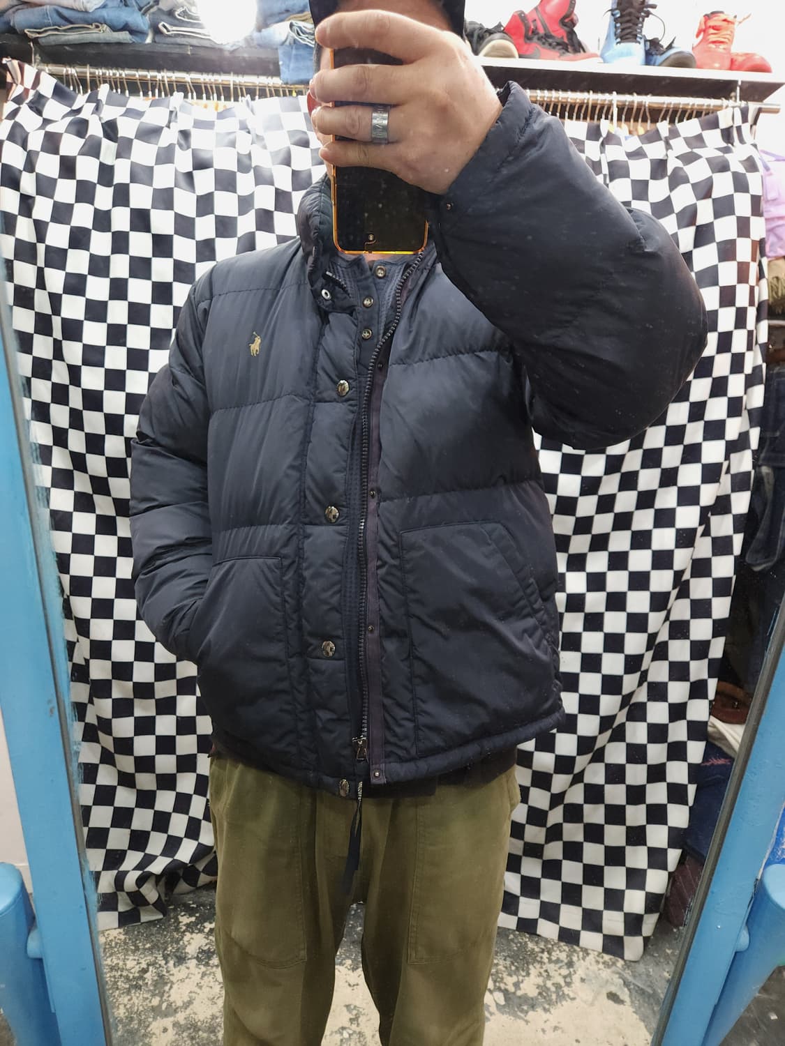 폴로 랄프로렌 00s 네이비 오리털 패딩점퍼

 상품이미지8