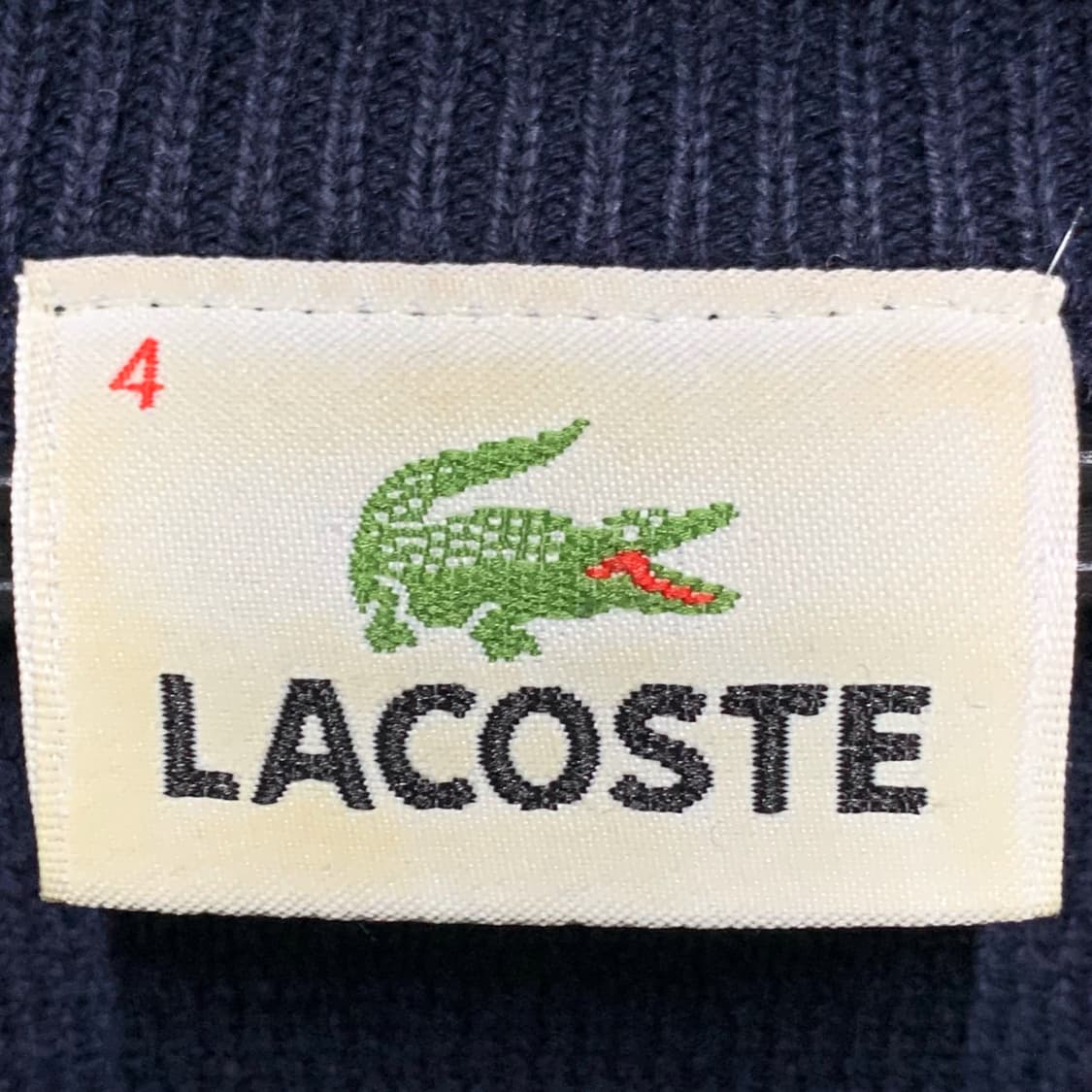 [L] 라코스테 스몰로고  니트집업 상품이미지4