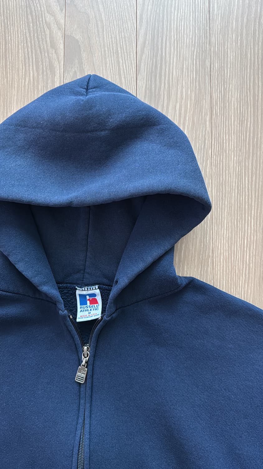 90s 러셀 애슬레틱 후드 집업 상품이미지4