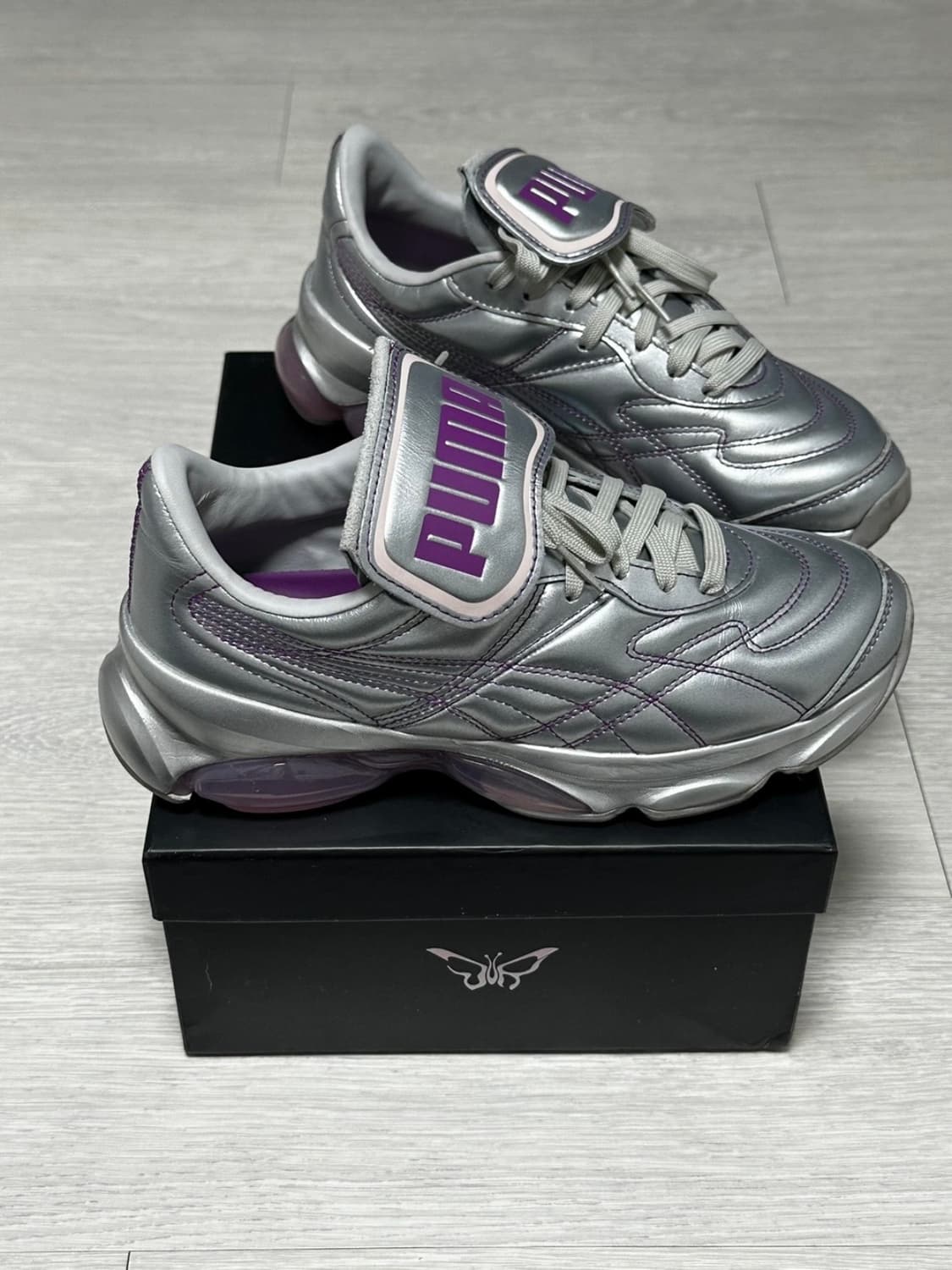 푸마 두아리파 셀돔킹 실버 핑크 245 상품이미지3