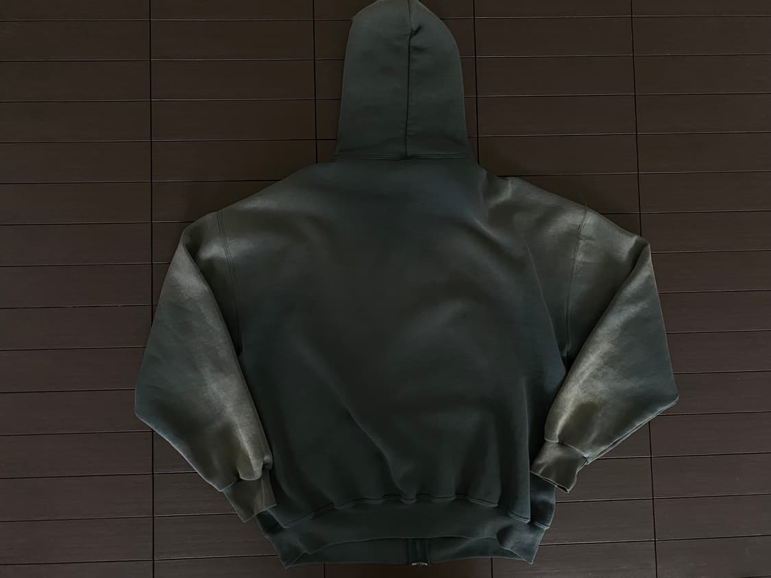 (XL) 90s 빈티지 러셀 후드집업 다크그린 상품이미지5