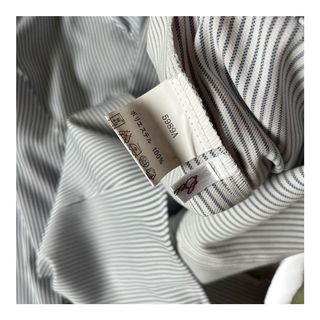 Japanese Vintage . 스트라이프 프릴 블라우스 상품이미지5