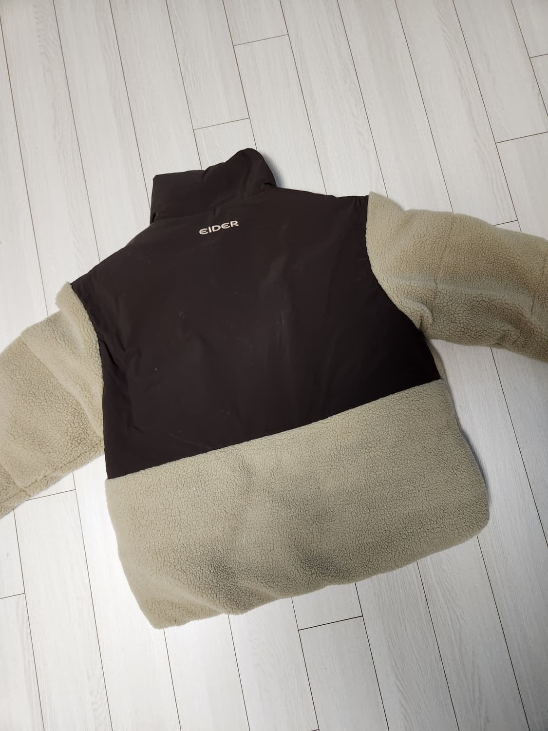 새상품급)아이더 여성 허그 토글 플리스 구스다운 숏패딩_DWW24555  상품이미지6