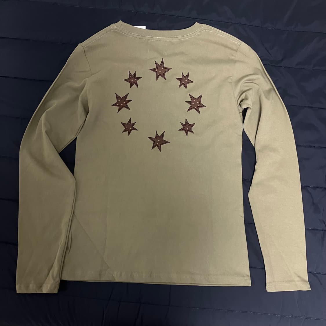 탄산마그네슘 롱슬리브 카키 상품이미지2