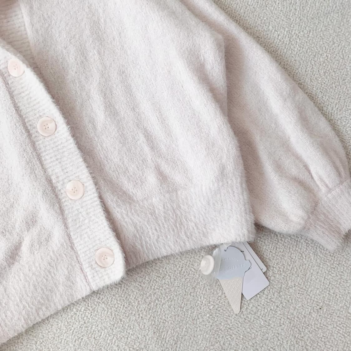 젤라또피케 베이비핑크 우사미미 가디건 상품이미지3