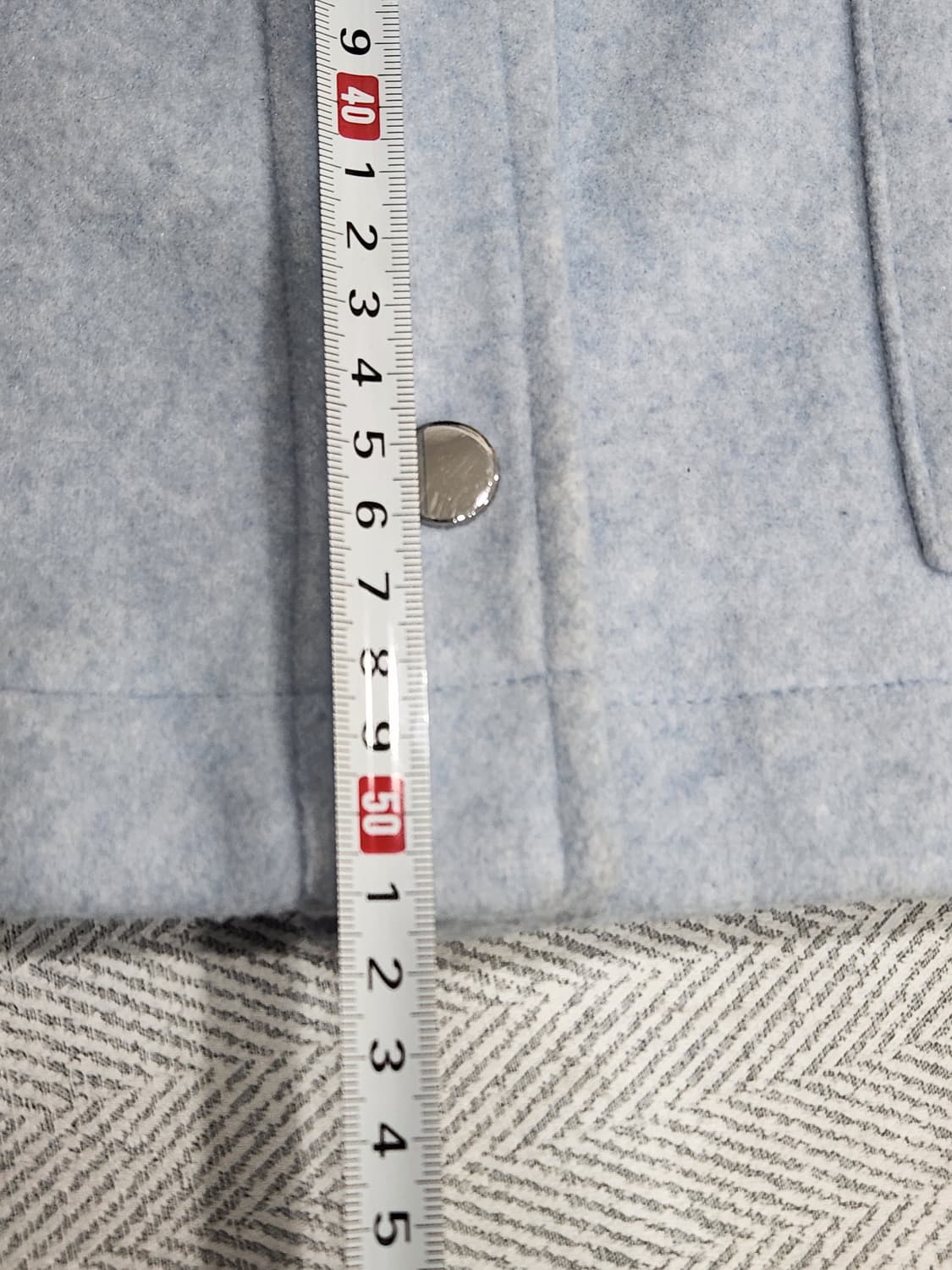 [L] 자라 zara 하늘색 블루종 자켓 여성 L 상품이미지8