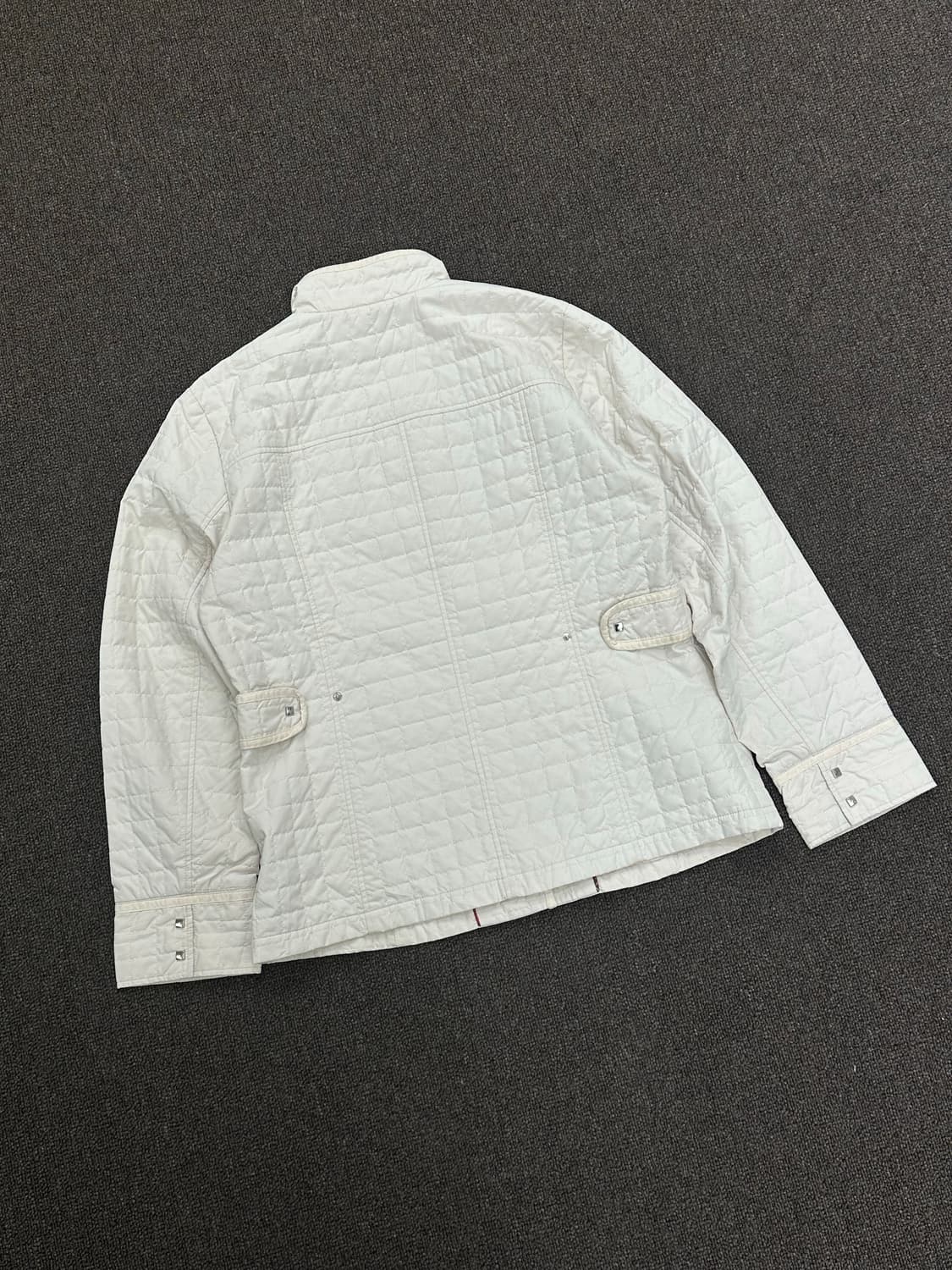 M)맥그리거 빈티지 여성 아이보리 누빔 자켓 상품이미지5