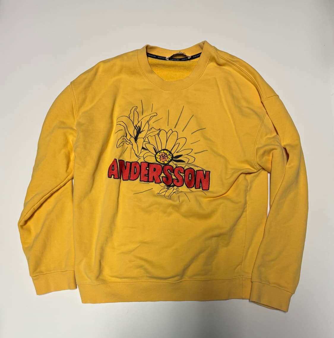 앤더슨벨 빅 프린팅 오버핏 스웻 맨투맨 L 상품이미지1