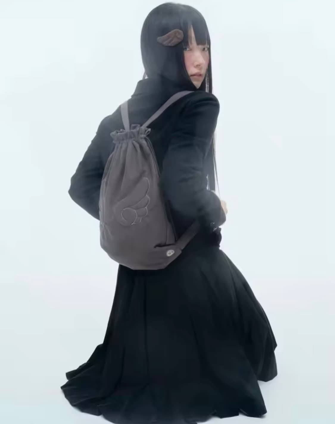 코이세이오 날개 드로우스트링 백팩 상품이미지3