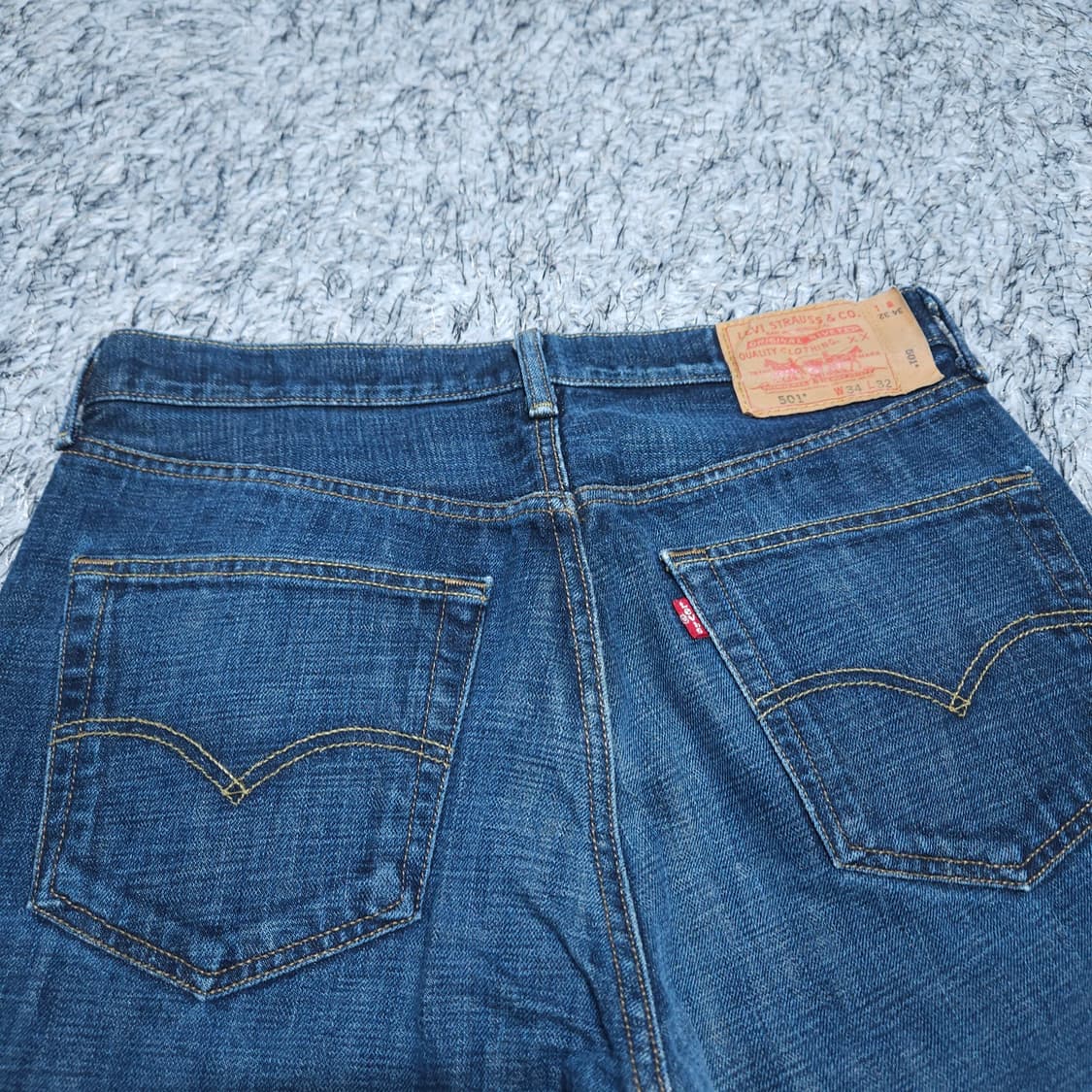 리바이스501) 32/32 남자 데님팬츠 일자청바지 / 왕눈이샵 상품이미지6