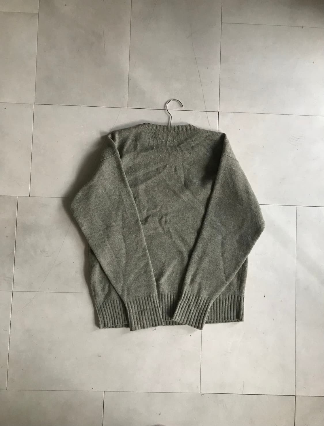 폴로 카키그레이 니트 상품이미지7