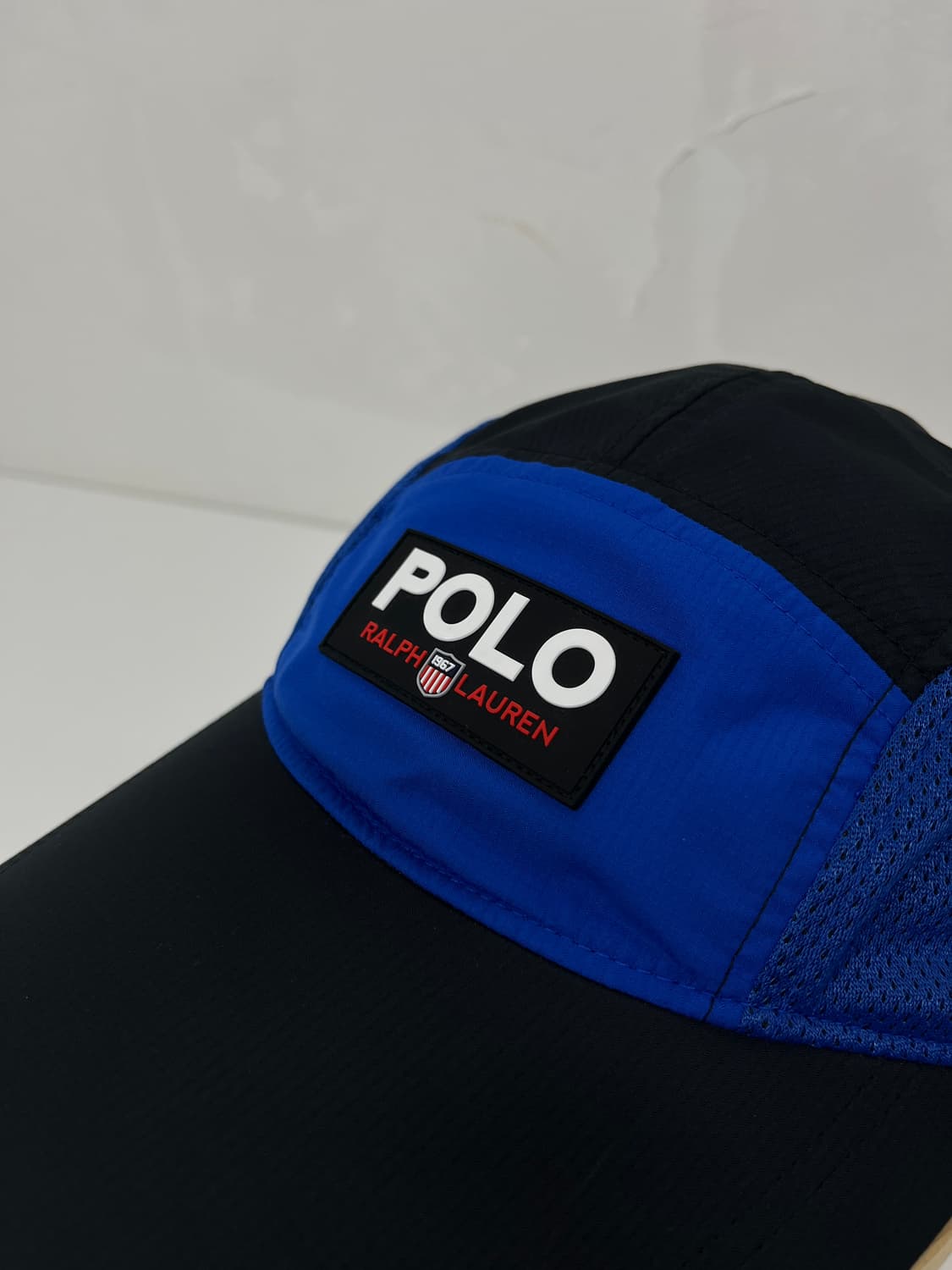 폴로 랄프로렌 블랙 로얄네이비 5패널 롱빌캡 볼캡 모자 상품이미지2