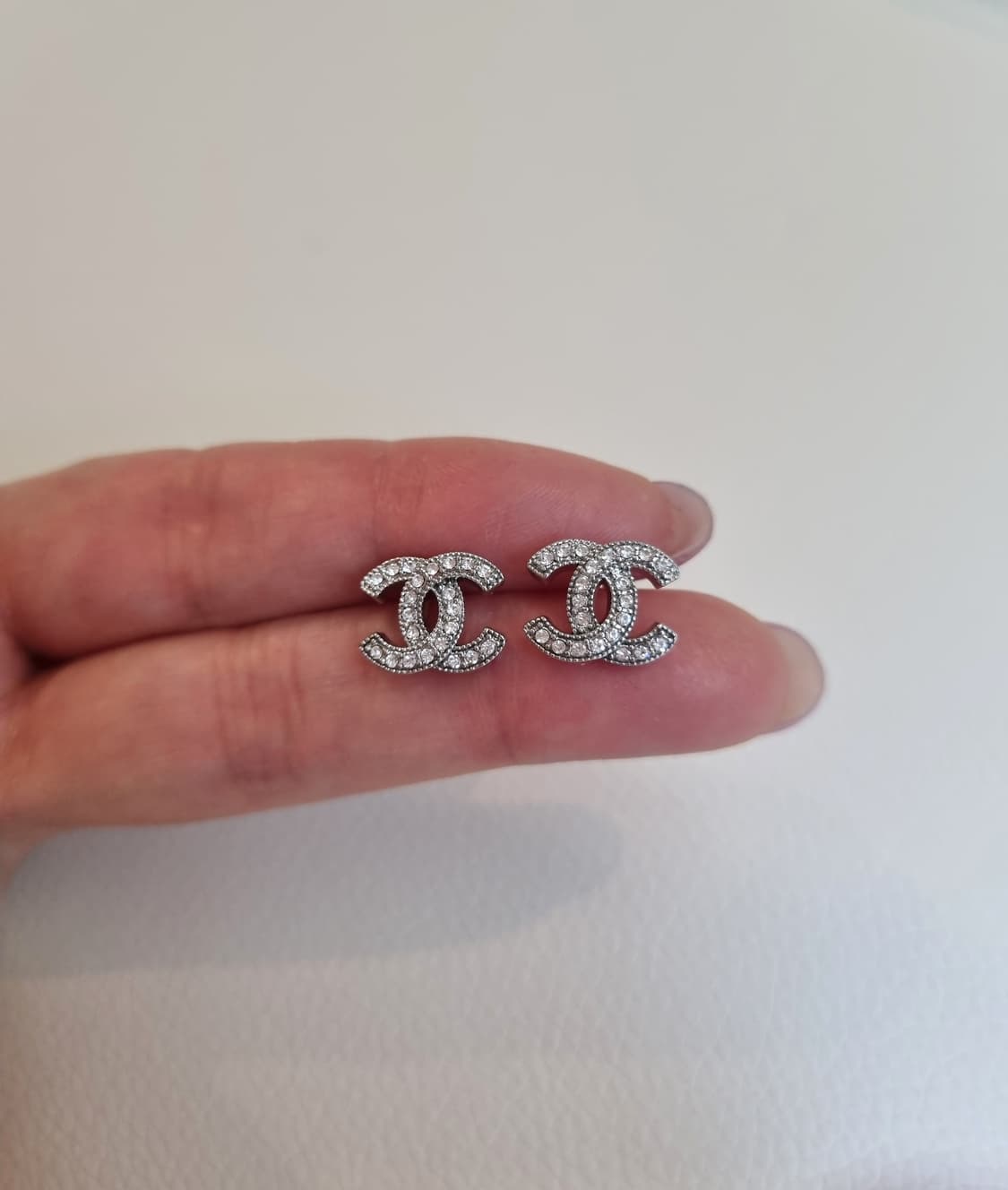 샤넬 실버보석CC 귀걸이 실버 업사이클링 상품이미지4