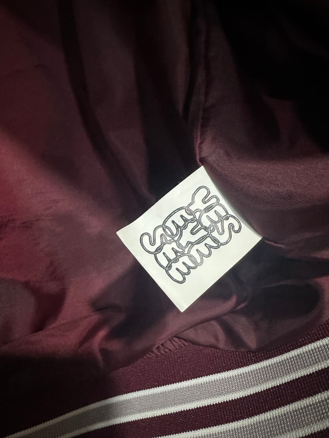 예스아이씨 바시티자켓 버건디105 상품이미지5