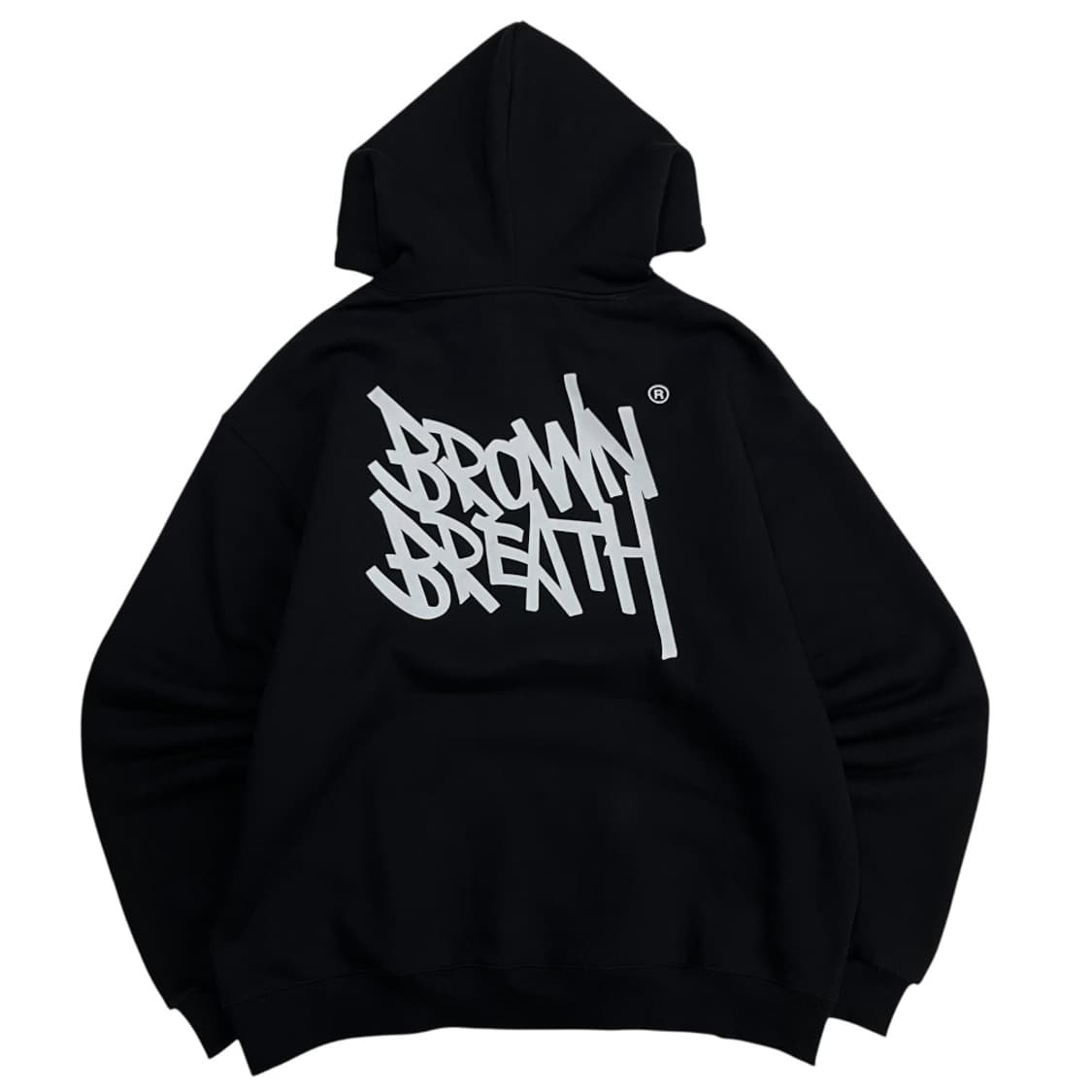 브라운브레스 로고 블랙 후드 L 상품이미지4
