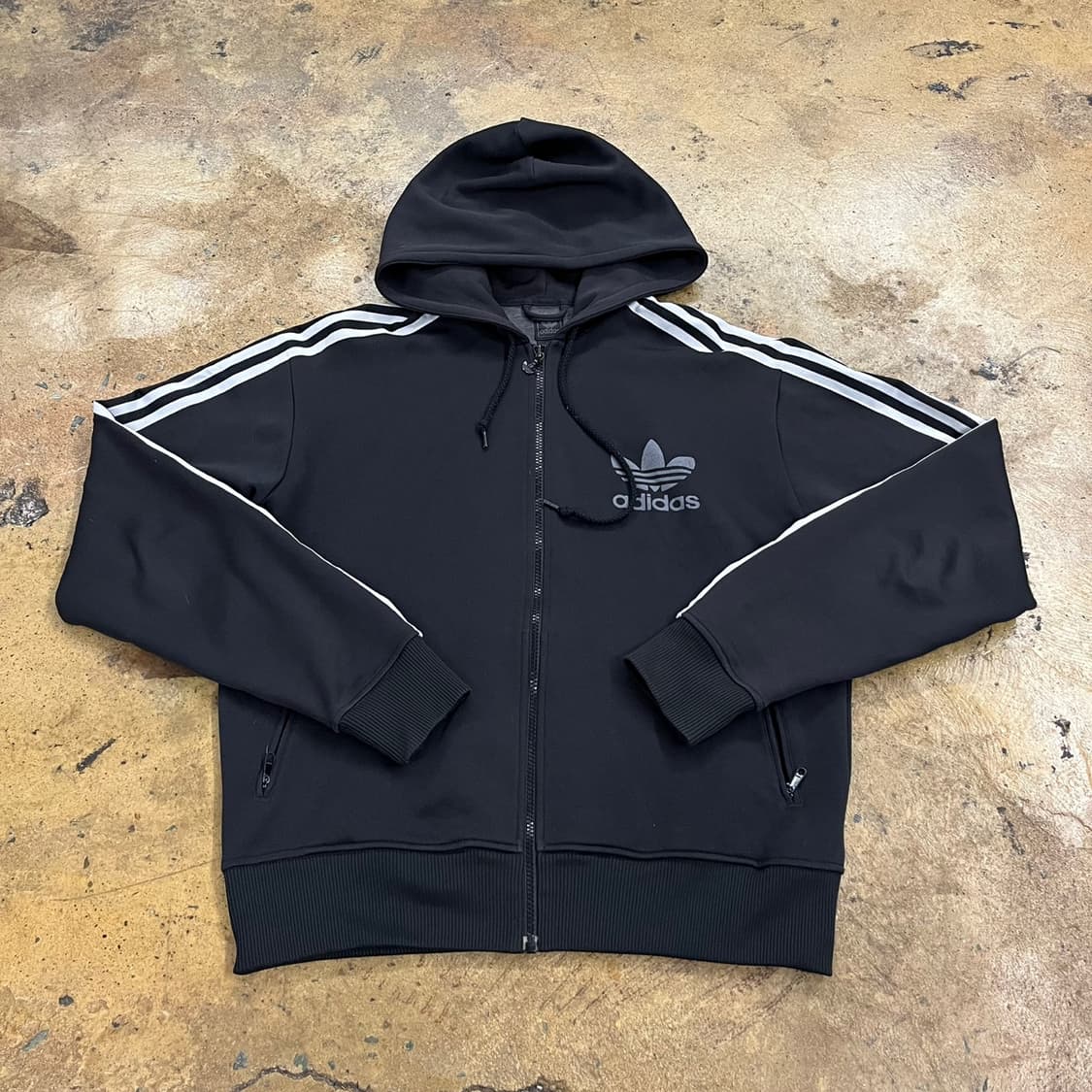 아디다스 블랙 넉사 후플 져지 플락 후드집업 110 상품이미지2