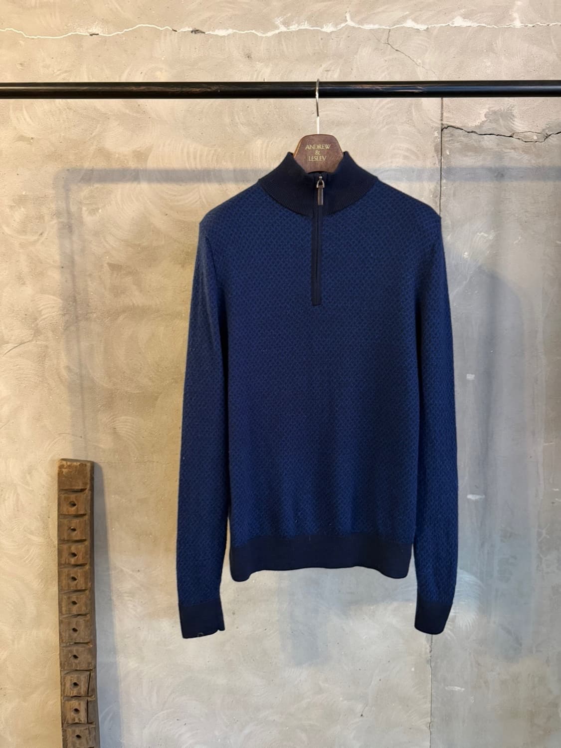 브룩스 브라더스 메리노울 쿼터짚 니트 슬림100 상품이미지5