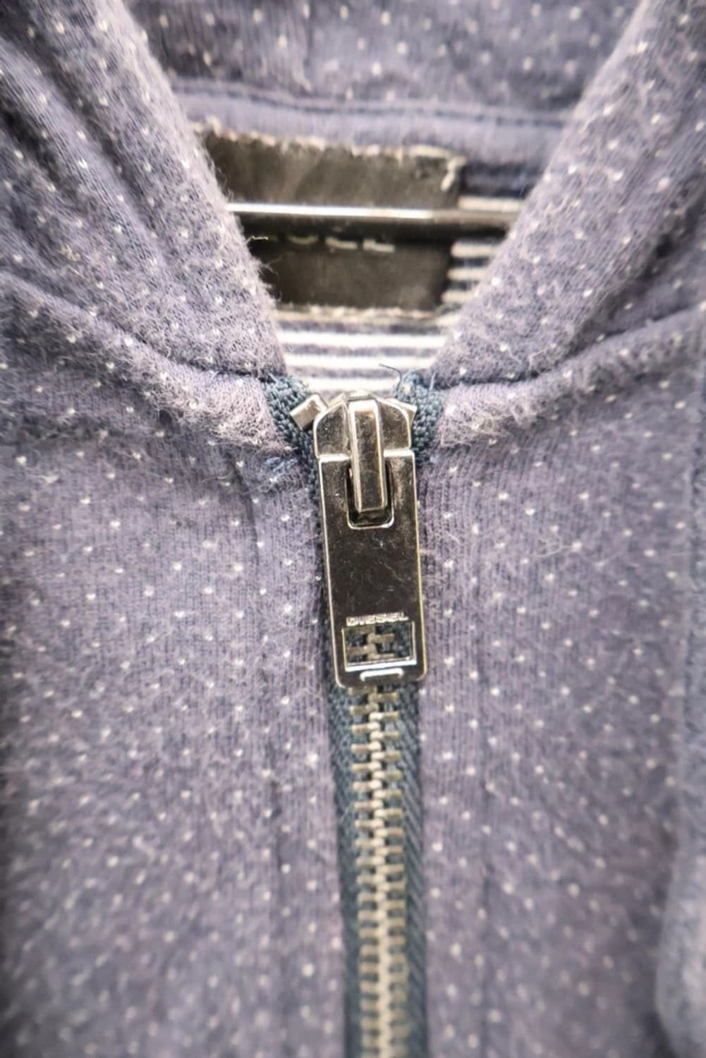 Diesel Zip Up Hoodie Navy 상품이미지5