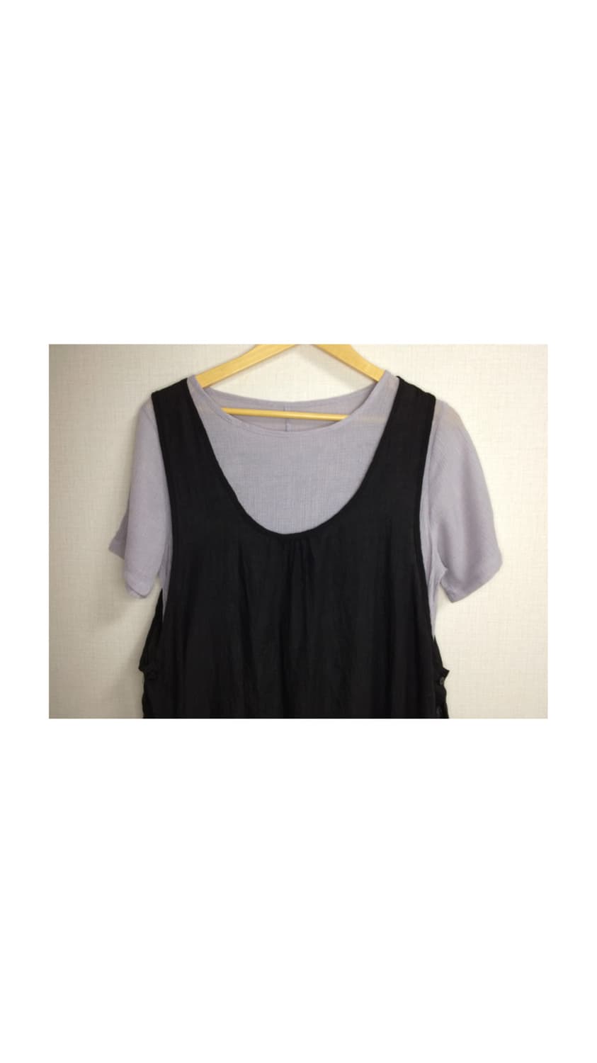 빈티지 레이어드 롱 원피스 상품이미지2