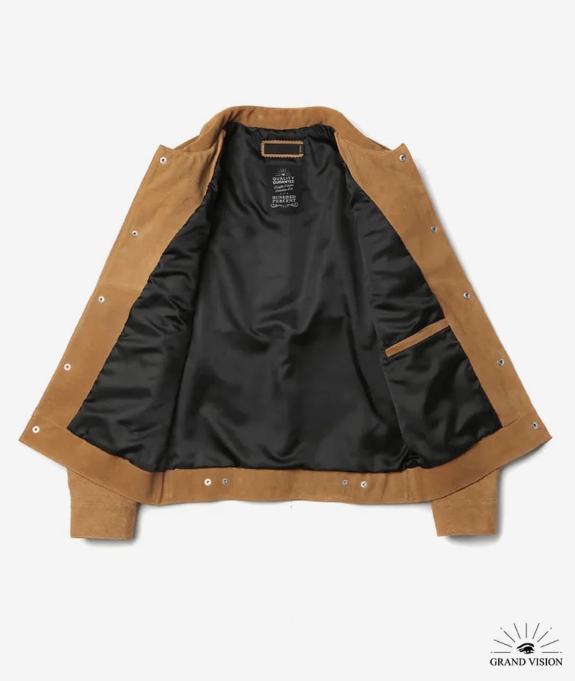 그랜드 비전 리얼 레더 스웨이드 트러커 자켓(L) 상품이미지2