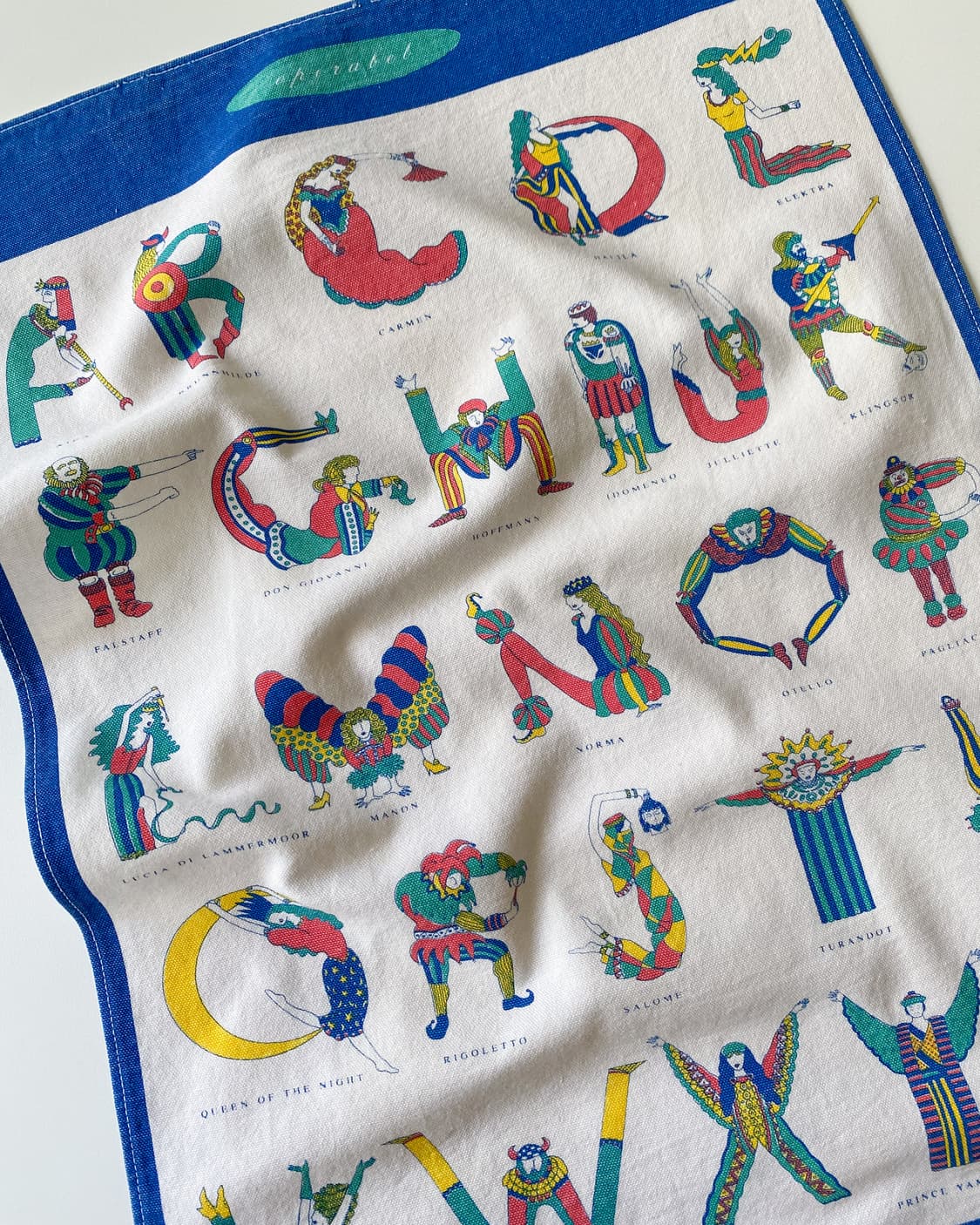 유럽 빈티지 패브릭 (Alphabet) 상품이미지1