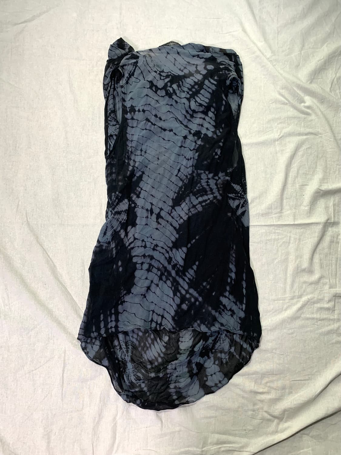 All Saints blue python drape sleeveless 상품이미지4