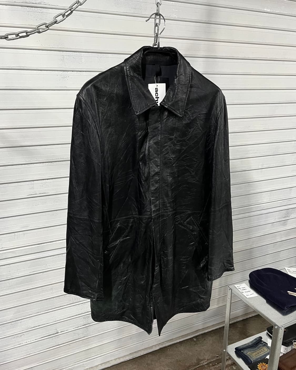 BIGLIDUE leathe car coat 상품이미지2