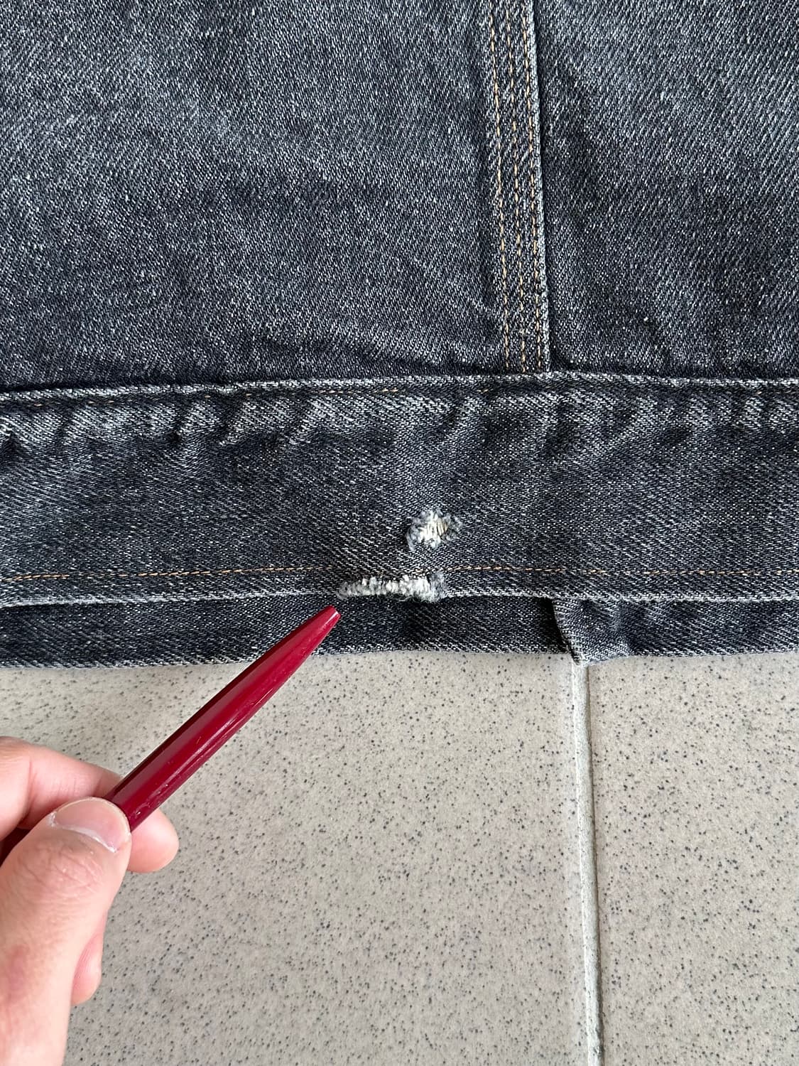 90s 빈티지 폴로 덩가리 자켓 블랙 L 상품이미지7