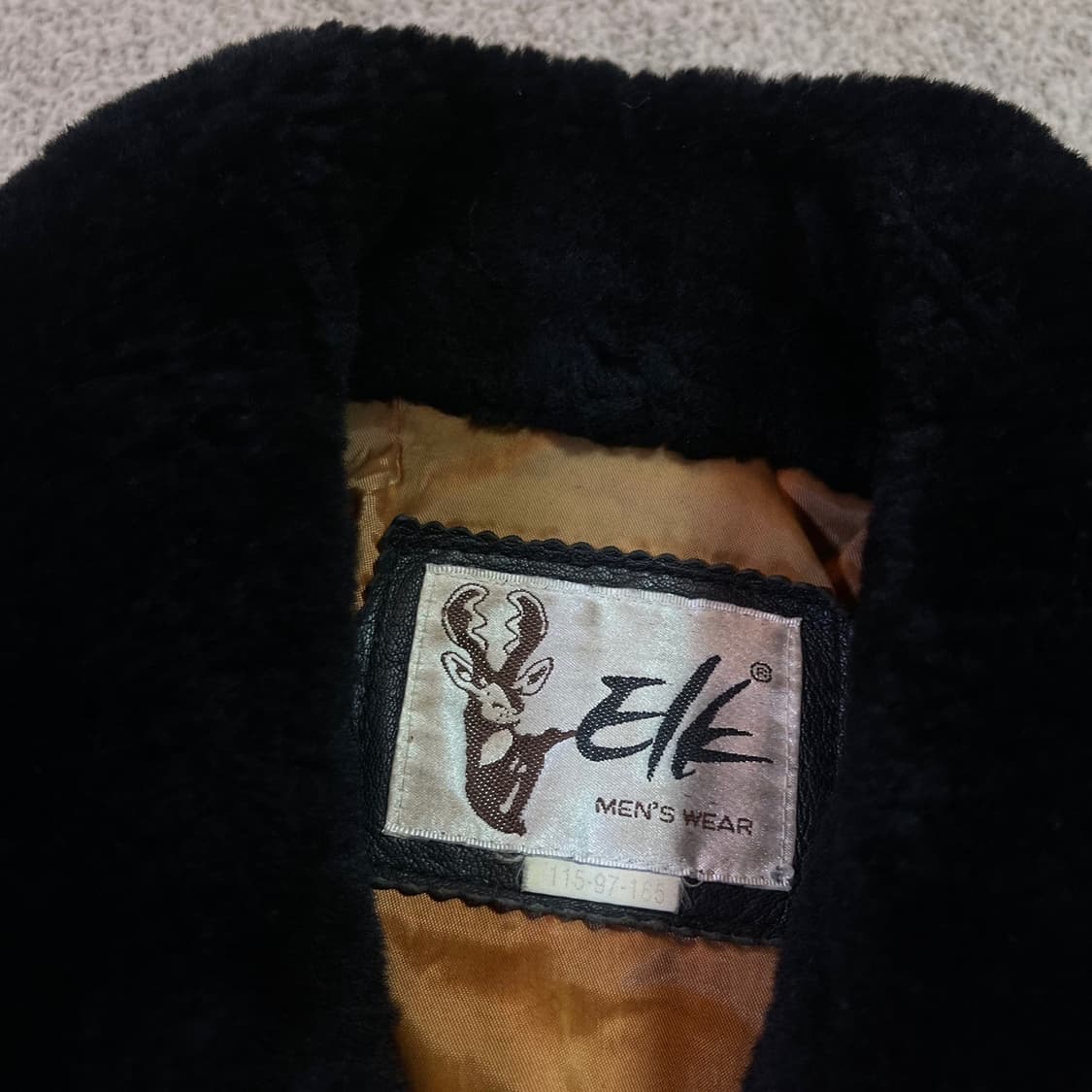 Vintage 빈티지 양가죽 봄버 자켓 상품이미지3