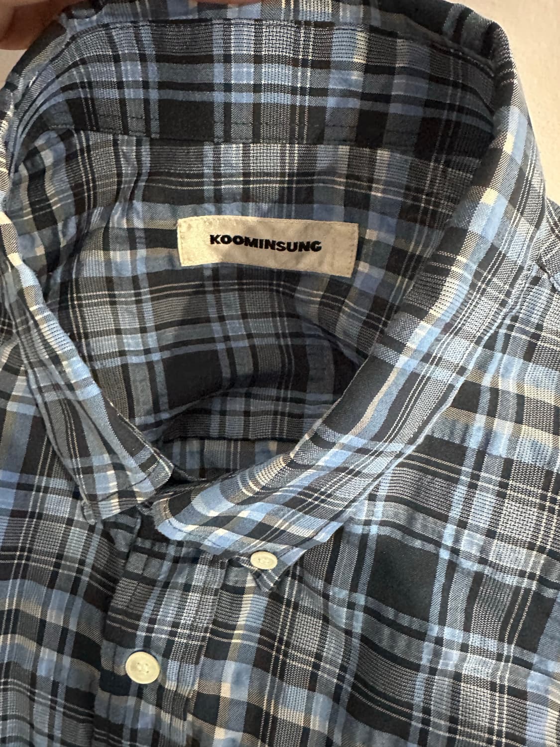 [L] 구민성 체크셔츠 상품이미지3