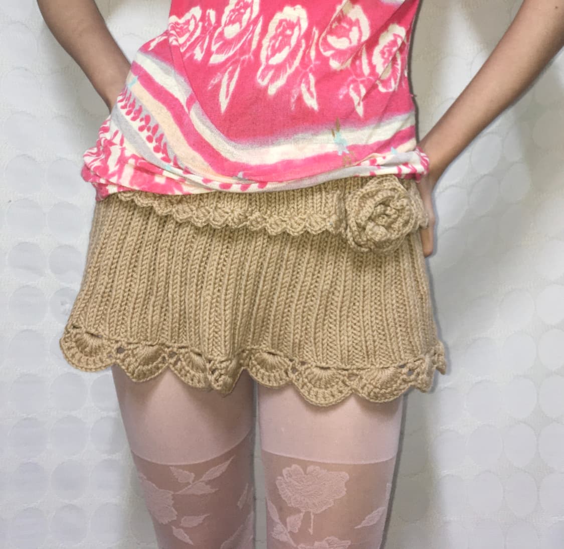 Vintage 니트 치마 상품이미지1