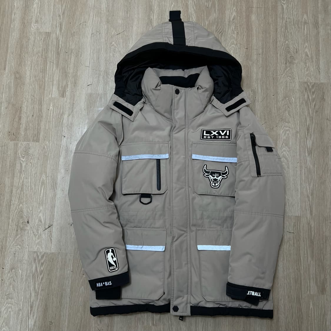NBA 시카고불스 남성 구스다운 후드 패딩 L/100  상품이미지1