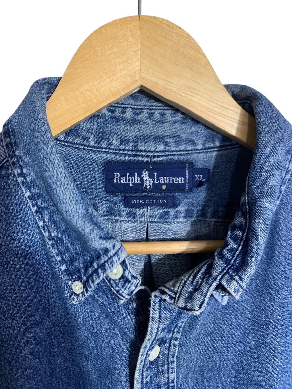 급매 폴로 데님셔츠 XL 상품이미지2