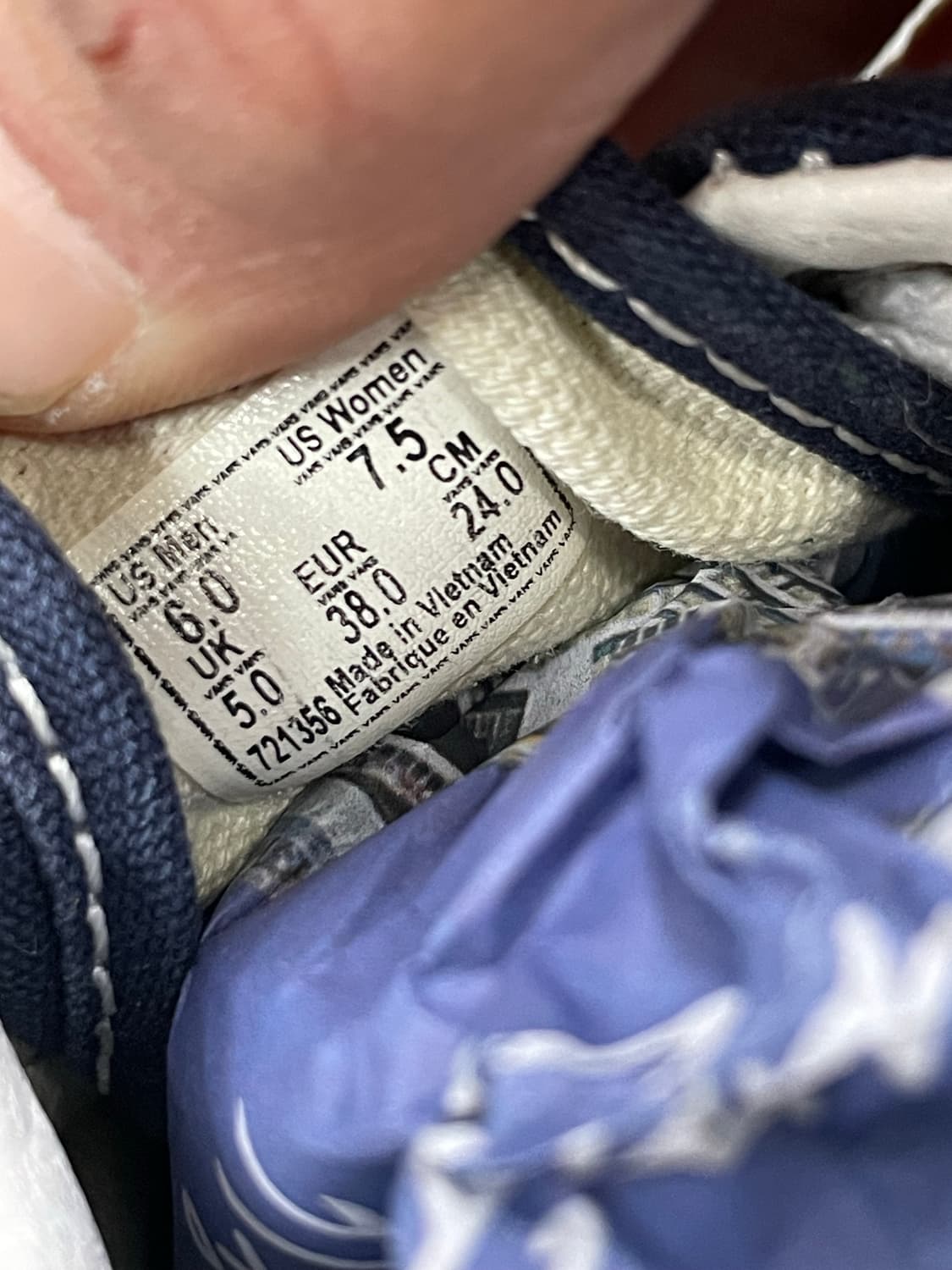 반스 에라 블루 240 상품이미지10