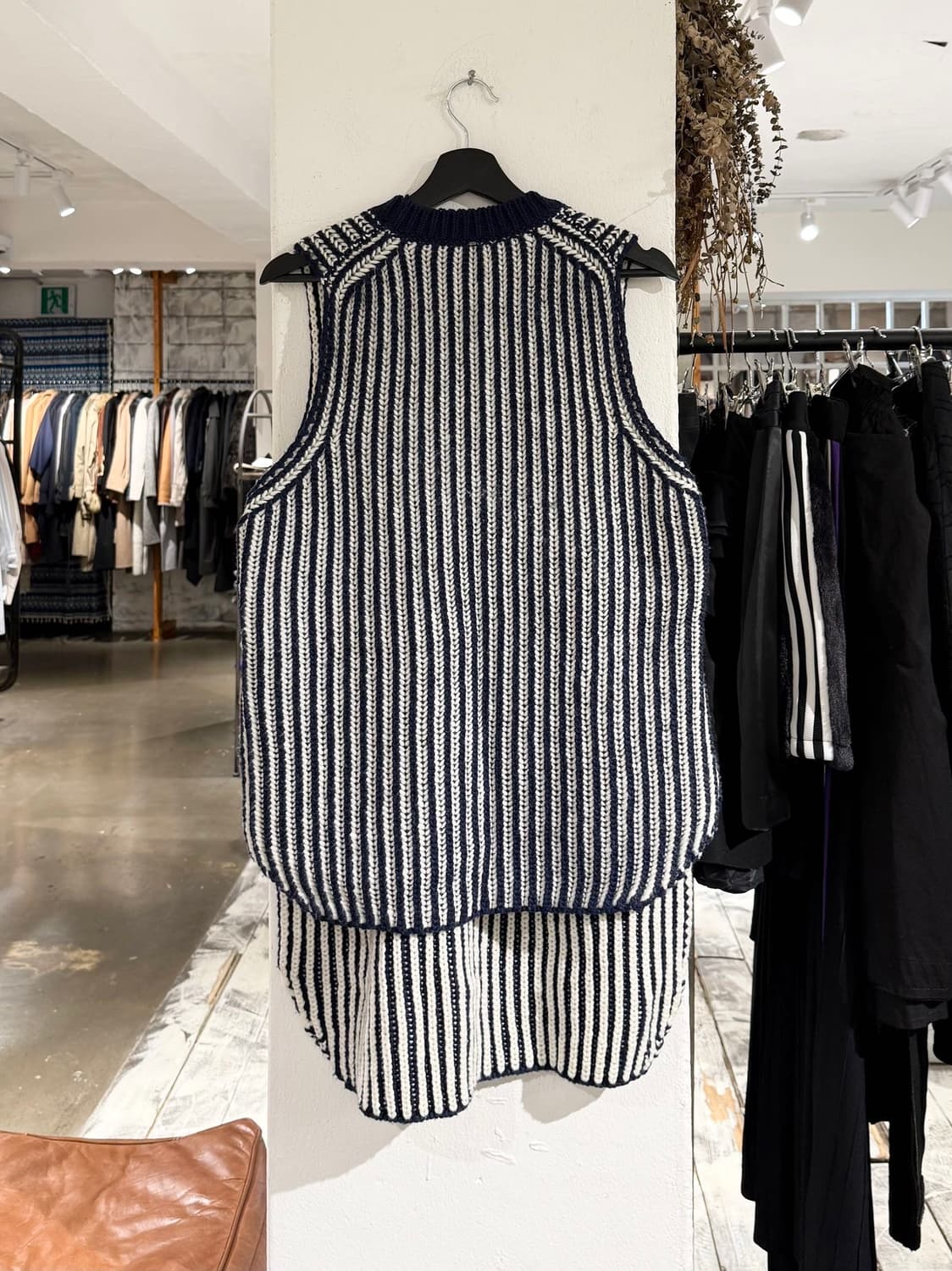 스포츠맥스 네이비 라나 울 니트 베스트  상품이미지4