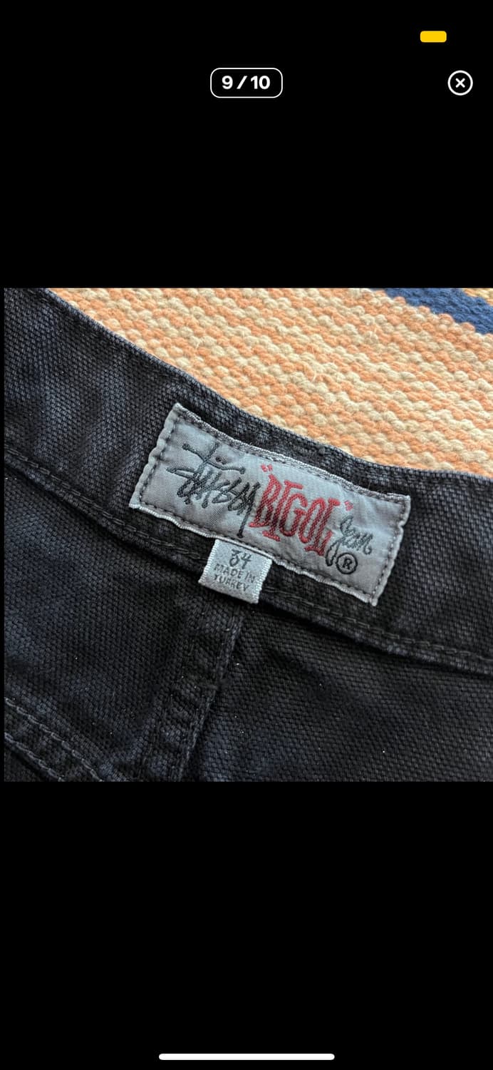 스투시 big ol jean 블랙 상품이미지9