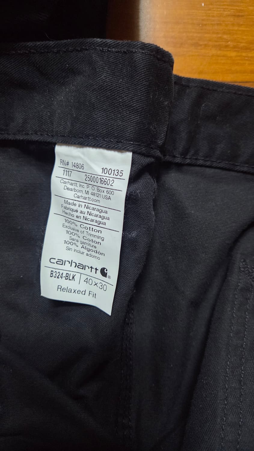 칼하트 B324 카펜더 팬츠 상품이미지3