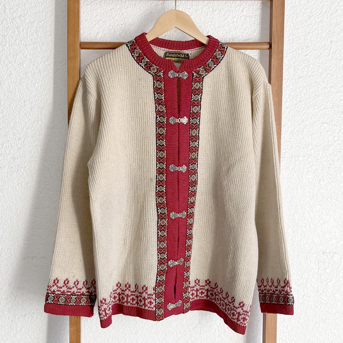 Norwegian Nordic Red Cardigan 상품이미지1