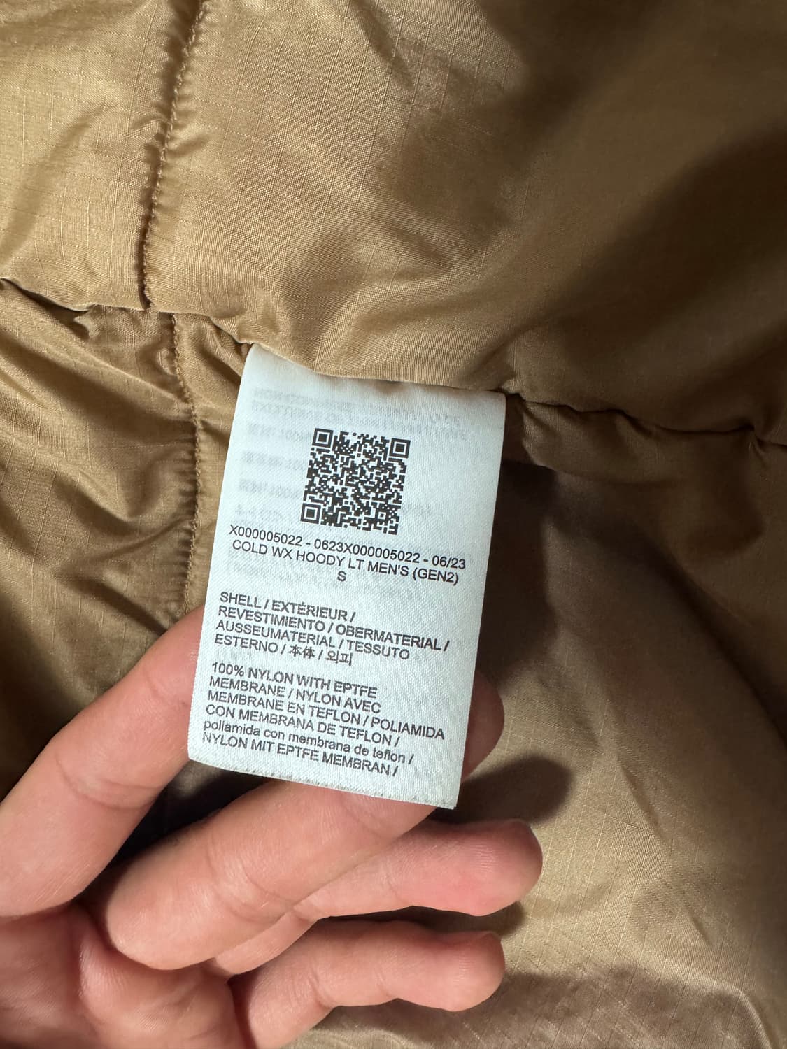 아크테릭스 리프 콜드 WX 후디 LT 젠 2 크로커다일 S 상품이미지10