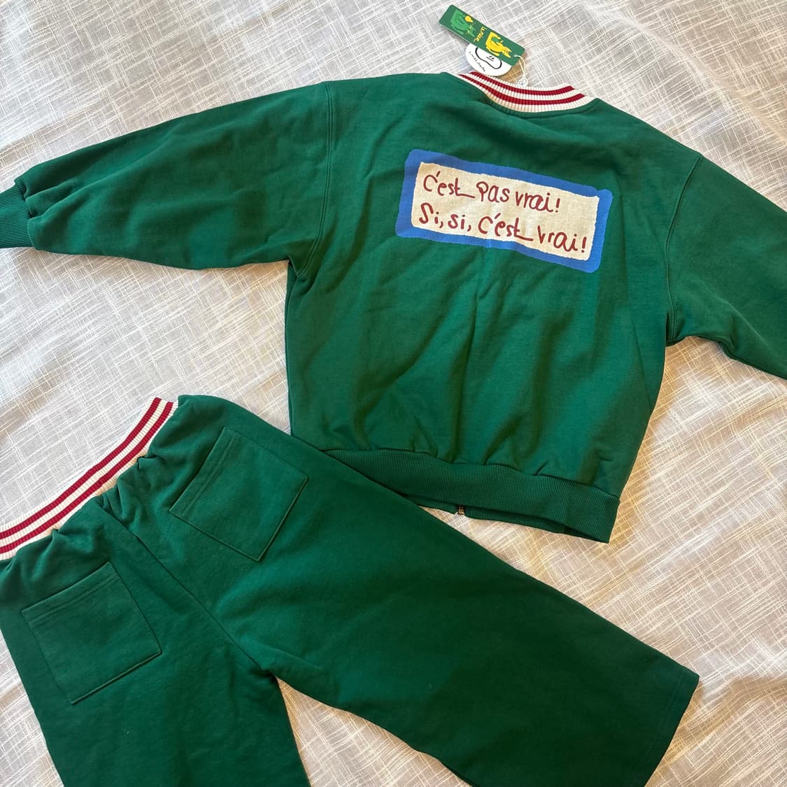 리미떼두두 그린 포인트 셋업(2XL)       상품이미지6