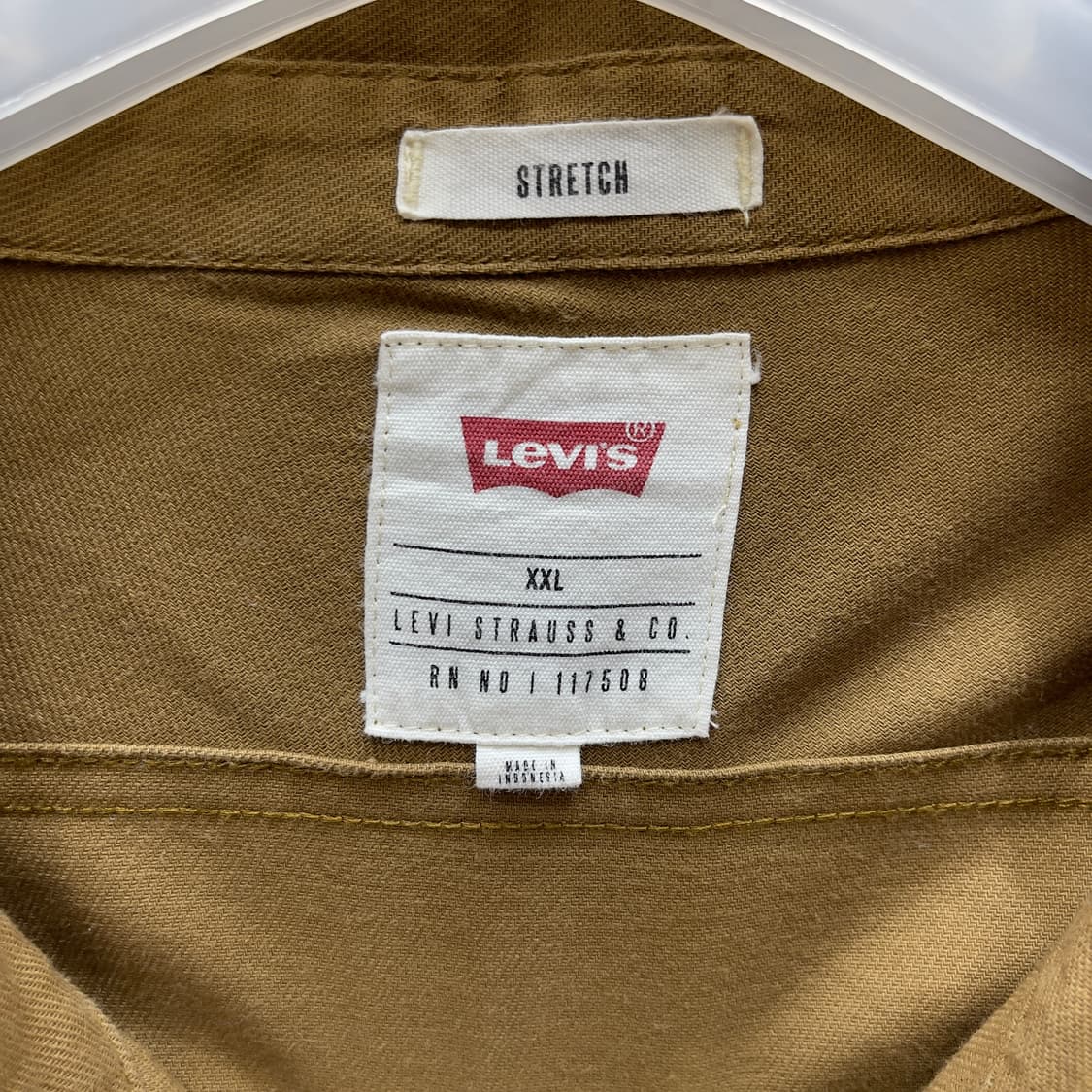 리바이스 투포켓 워크셔츠(XXL) 상품이미지2