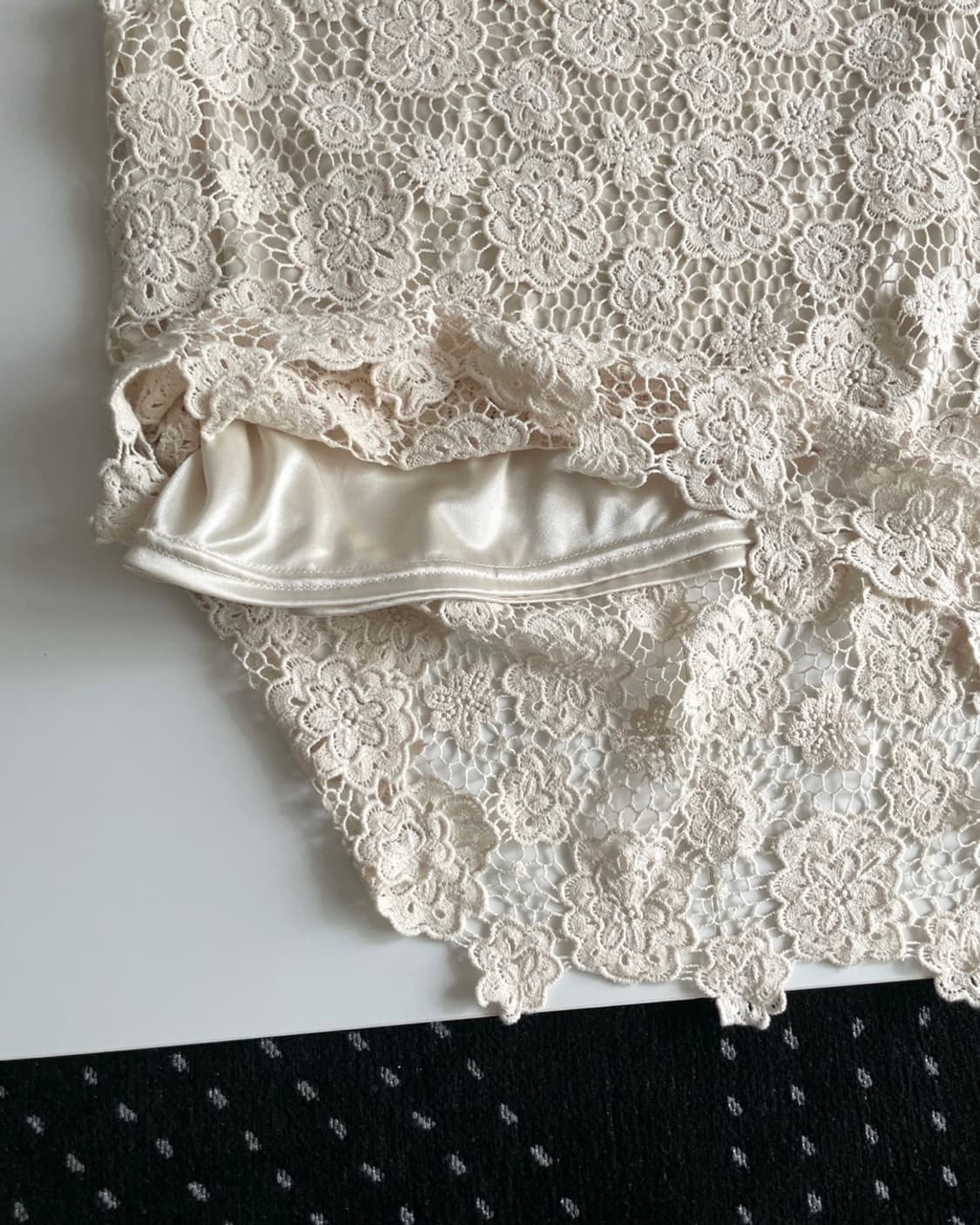 crochet flower sleeveless 상품이미지9
