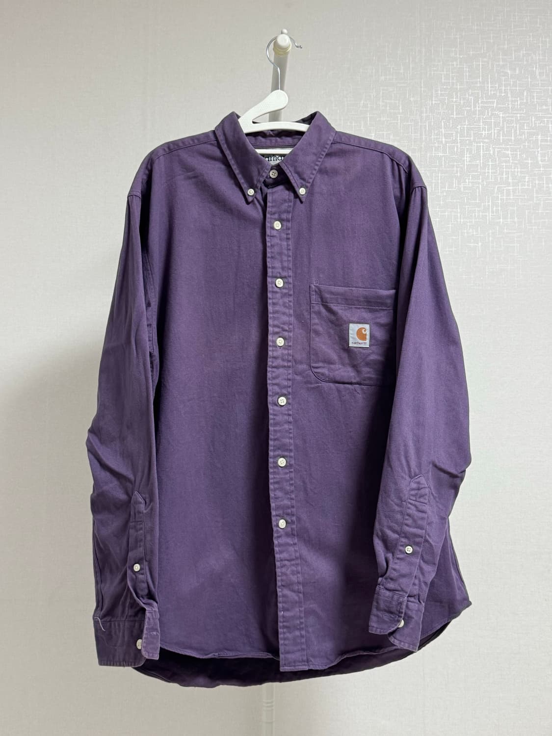 칼하트 워크셔츠 퍼플 XL 상품이미지1