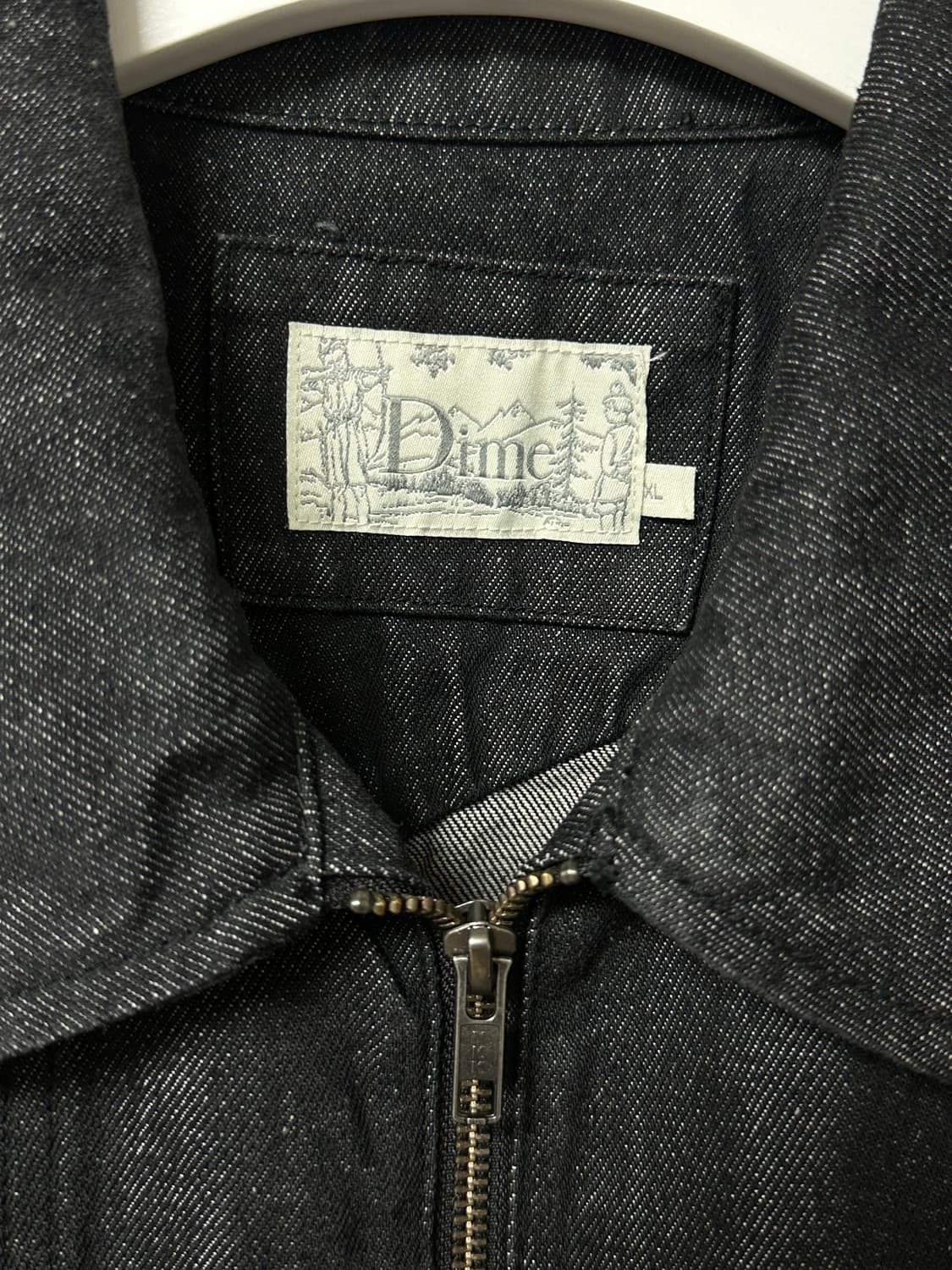 다임 데님자켓 블랙 XL 급처 상품이미지4