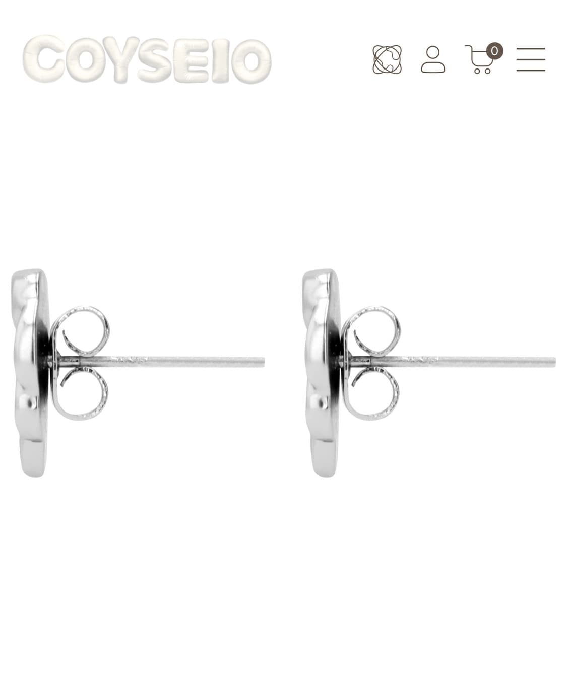 코이세이오 귀걸이 03 WING EARRING SILVER 상품이미지4