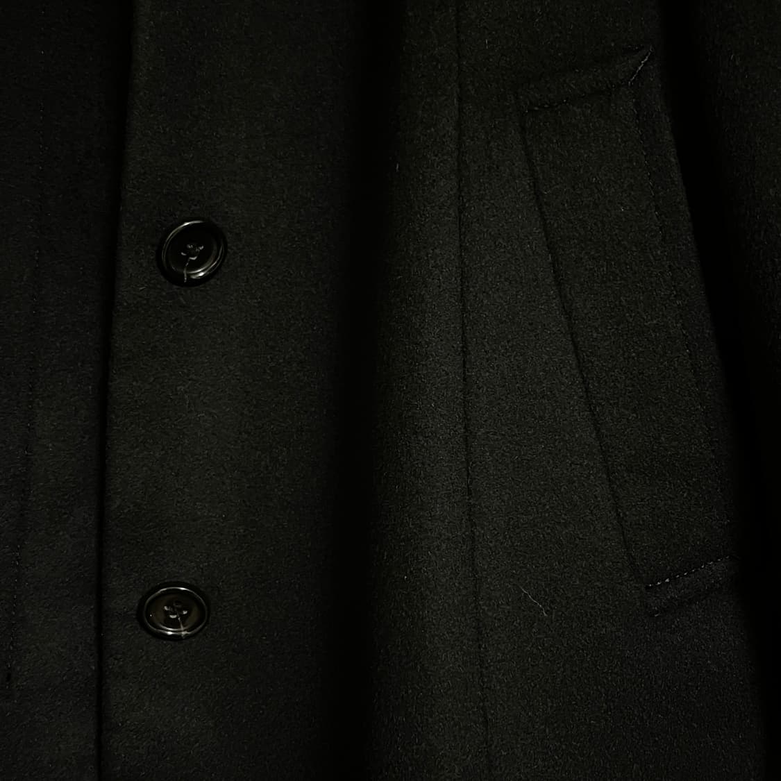 23区 vingt-trois 블랙 캐시미어 코트 상품이미지3