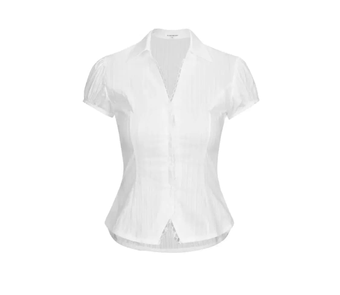 포어링 사라 퍼프 셔츠 상품이미지1