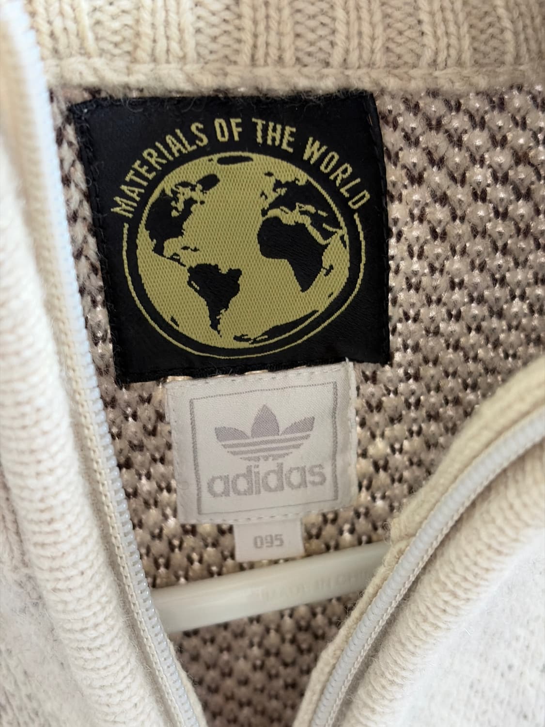 아디다스 올드스쿨 월드택 희귀 코위찬 니트 집업 가디건 상품이미지3