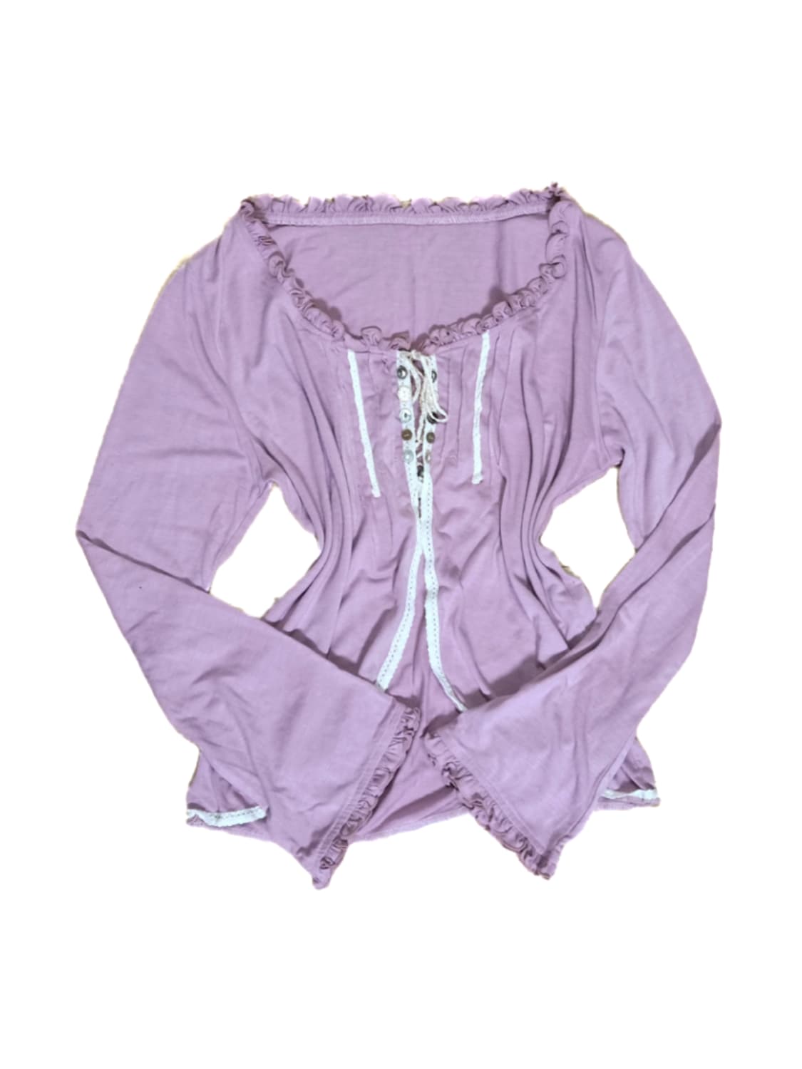 빈티지 가디건 라벤더 크로쉐 레이스 바선생 모리걸하구미히피니혼진오리엔탈 상품이미지1