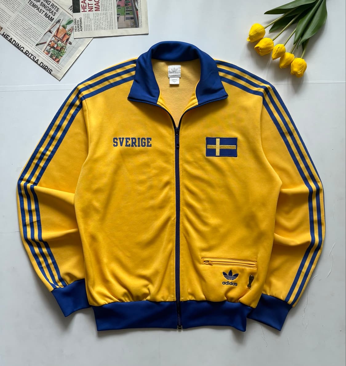 adidas 아디다스 빈티지 스웨덴 트랙탑 져지  상품이미지2